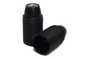 Accessoires (mounts, stopcontacten etc.) - Teknisk Belysnings Industri E14 lampholder m10 threaded shell black - 300B0108