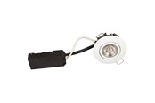 Lampen - Scan Products Luna lp 230v dimmable flicker free 6.2w 4000k cri95 ip44 matt Wit round - 10121