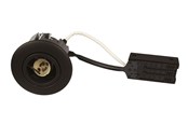Lampen - Scan Products Luna quick install 230v gu10 ip44 matt black round - 10005
