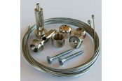 Accessoires (mounts, stopcontacten etc.) - Teknisk Belysnings Industri Wire suspension set complet 2m - 433A0119