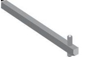 Componenten voor schakelkasten en kasten - ABB Shaft oxs6x250 - 1SCA101660R1001