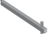 Componenten voor schakelkasten en kasten - ABB Shaft oxs6x160 - 1SCA101656R1001