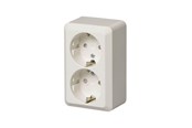 Schakeleenheden - ABB Socket outlet schuko 2-g screwless term - 2TKA000994G1