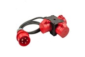CEE-materiaal - Elworks Cee compact distribution box 400v/16a 3 out - 9-956-4