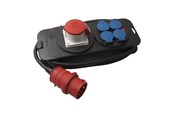 CEE-materiaal - Elworks Cee/dk compacte verdeelkast 400v/16a + 4 dk - 9-956-2