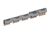 Componenten voor schakelkasten en kasten - Schneider Electric Mini busbar - GV2G254