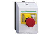 Componenten voor schakelkasten en kasten - Schneider Electric Tesys gv2 emergency stop pushbutton - latching - turn Aan rel - GV2K031