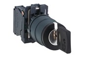 Drukknoppen en signaalapparaten - Schneider Electric Black selec to r switch diam 22 keylock - XB5AG21
