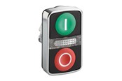 Drukknoppen en signaalapparaten - Schneider Electric Metal double headed pushbutton with pil - ZB4BW7A3741
