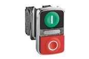 Drukknoppen en signaalapparaten - Schneider Electric Complete metal double headed pushbuttons - XB4BW73731B5