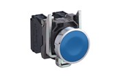 Drukknoppen en signaalapparaten - Schneider Electric Harmony push button complete with spring return and flat tou - XB4BA61