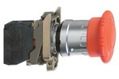 Drukknoppen en signaalapparaten - Schneider Electric Harmony emergency stop complete with ø40 mm toad head in red - XB4BS8445