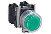 Drukknoppen en signaalapparaten - Schneider Electric Harmony push button complete with spring return in green and - XB4BP31