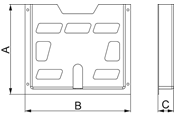 Schakelkasten en kasten - Schneider Electric Step Dia 's for 320depth pla - NSYDPA44