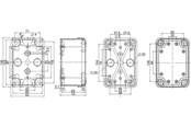 Schakelkasten en kasten - Schneider Electric Abs ind box 138x93x72 lo tr - NSYTBS1397