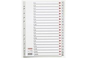 Insteekhoezen, Offertemappen & Tabbladen - Esselte Index dividers Plastic Grijs a4 a-å w/cardboard frontpage - 1436153