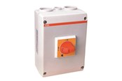 Schakeleenheden - ABB Safety switch 38a 3-phase + neutral + earth red/yellow handl - 1SCA022613R1620