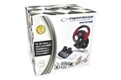 Gaming accessoires - Esperanza Wheel and Pedalen set - Wired Controller - PC - EG103