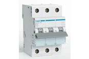Componenten voor schakelkasten en kasten - Hager Miniatuur stroomonderbreker mcb 3p 6ka c-10a - MCN310E