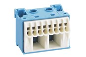 Schakelkasten en kasten - Hager Neutral terminal n 2+8 qc - KN10N