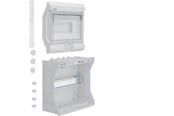 Schakelkasten en kasten - Hager Omsluiting 10 module 1 rij ip65 - VE110N