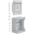 Schakelkasten en kasten - Hager Enclosure 6 module 1 row ip65 - VE106N