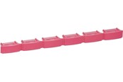 Koperen bekabeling - LK Kleur code bar Rood for patchpanel 6port - 208B7172