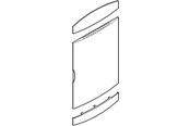 Schakelkasten en kasten - LK door - Wit - for pge150-14 - 169E6214