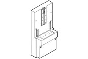 Schakelkasten en kasten - LK empty consumer unit - um-s - light grey - for pin connect - 169D1102