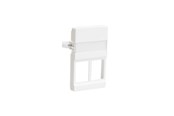 Stopcontacten en stekkerdozen - Belden Outlet 2xrj45 50x77mm gray cdt design f - E1201980