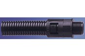 Trays, railkoker en bevestigingen - ABB Straight fitting 16 sl m20 Zwart al16/m20/a/bl - 7TCA296000R0384