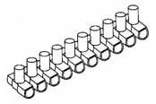 Aansluitapparatuur - Kleinhuis Cable connicting device 10 pcs in row - B100
