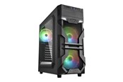 Case - Sharkoon VG7-W RGB - middelgrote toren - ATX - Case - Tower - Zwart - 4044951026869