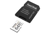 Geheugenkaart - SANDISK High Endurance microSD/SD - 100MB/s - 64GB - SDSQQNR-064G-GN6IA