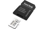 Geheugenkaart - SANDISK High Endurance microSD/SD - 100MB/s - 256GB - SDSQQNR-256G-GN6IA