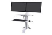 Monitorbevestiging - Ergotron WorkFit-S Dubbele Werkstation met Werkblad Sta-bureau - 33-349-211
