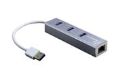 USB hub - Inter-Tech Argus IT-310-S USB hub - 3 - Zilver - 88885471