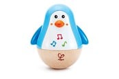 Houten speelgoed - Hape Penguin Musical Wobbler - 5933