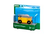 BRIO Trein - Brio Olifant en wagen - 33969