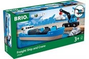 BRIO Trein - Brio Freight Ship & Crane - 33534