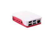 Case - Raspberry Pi 4 Case - Red/White - Case - Raspberry Pi - Wit - RPI4-CASE-RW
