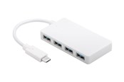 USB hub - MicroConnect Connect - hub - 4 ports USB hub - 4 - USB 3.2 - Wit - USB3.1CUSB3