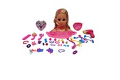 Creatief spelen - Happy Friend Make-up en haarstyling hoofd blond haar B/O - 504402