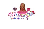 Creatief spelen - Happy Friend Make-up en haarstyling hoofd blond haar B/O - 504402