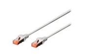 Netwerk - kabel - DIGITUS CAT 6 S-FTP. Cu. LSZH AWG 27/7. 3 m. Grey - Grijs - 3m - DK-1644-030