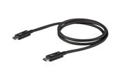 FireWire / ThunderBolt kabel - StarTech.com Thunderbolt 3 (40Gbps) USB C Cable - Zwart - 80cm - TBLT34MM80CM