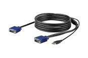 KVM-kabel - StarTech.com 10ft / 3m USB KVM-kabel for Rackmount Consoles - VGA and USB - Video / USB cable - 3 m - RKCONSUV10