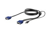 KVM-kabel - StarTech.com 6ft / 1.8m USB KVM-kabel for Rackmount Consoles - VGA and USB - Video / USB cable - 1.8 m - RKCONSUV6