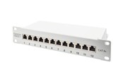 Accessoires - DIGITUS DN-91612S-EA-G - patch panel - 1U - 10" - DN-91612S-EA-G