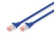 Netwerk - kabel - DIGITUS CAT 6 S-FTP Patch Cord - 5m - Blauw - 5m - DK-1644-050/B
